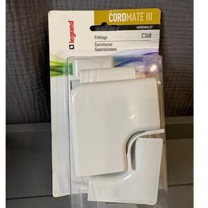 Legrand Wiremold Cordmate III C368 Fittings – White (New in Package)